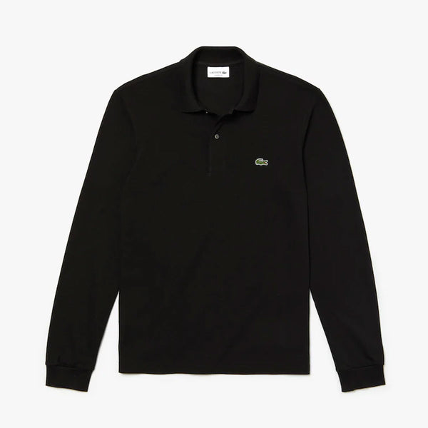 Men's Long-sleeve L.12.12 Polo Shirt Black